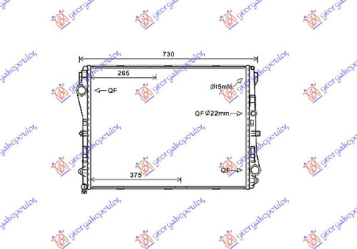Radiator Apa - Mercedes S Class (W222) 2013 , 995003303