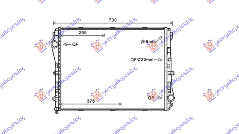 Radiator Apa - Mercedes S Class (W222) 2013 , 995003303