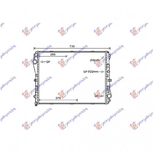 Radiator Apa - Mercedes S Class (W222) 2017 , 995003303