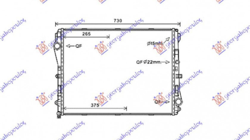 Radiator Apa - Mercedes S Class (W222) 2017 , 995003303