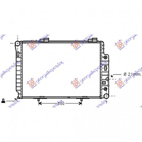 Radiator Apa - Mercedes Slk (R170) 1996 , A2025003203