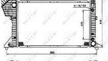 Radiator apa Mercedes SPRINTER 2-t caroserie (901,...