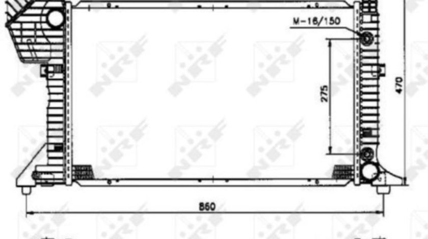 Radiator apa Mercedes SPRINTER 2-t platou / sasiu (901, 902) 1995-2006 #3 02062081