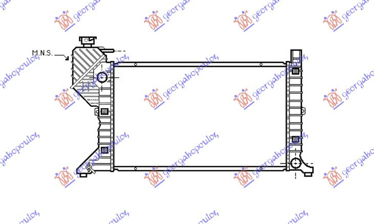 Radiator Apa - Mercedes Sprinter 208-416 (W901-905) 1995 , A9015002400