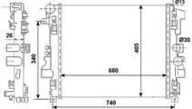 Radiator apa Mercedes VITO bus (W639) 2003-2016 #2...