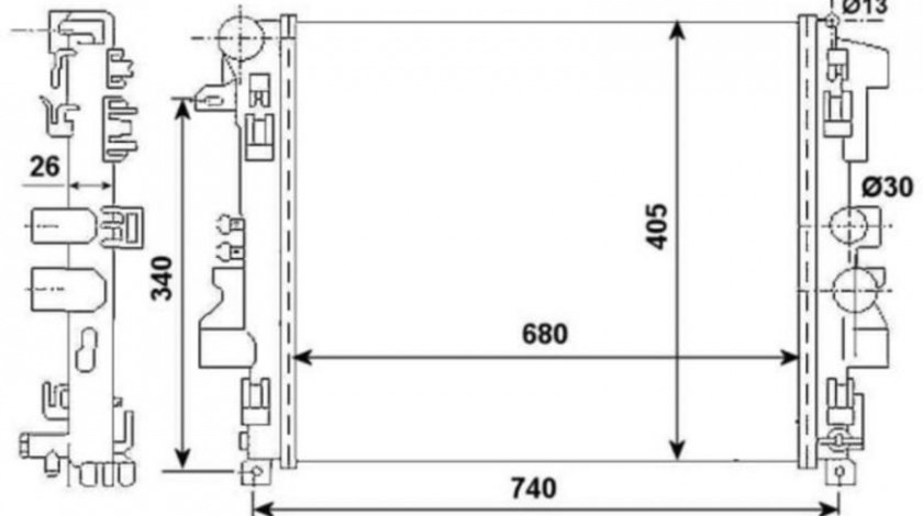 Radiator apa Mercedes VITO / MIXTO caroserie (W639) 2003-2016 #3 118167