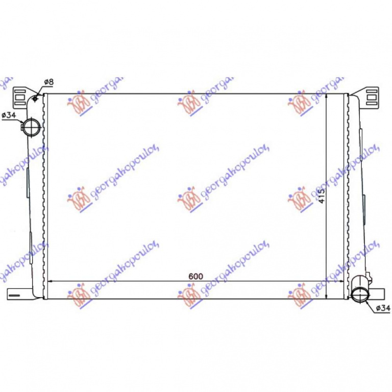 Radiator Apa - Mini Cabrio (R57) 2010 , 17518506904