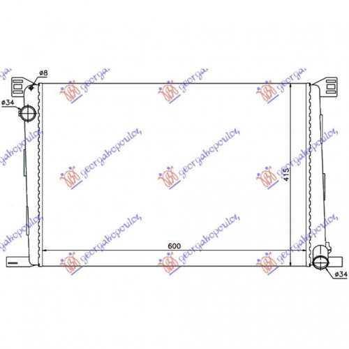 Radiator Apa - Mini Cabrio (R57) 2010 , 17518506904