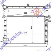 Radiator Apa - Mini Cooper/One (R50/R53)2002 2003 , 17101475550