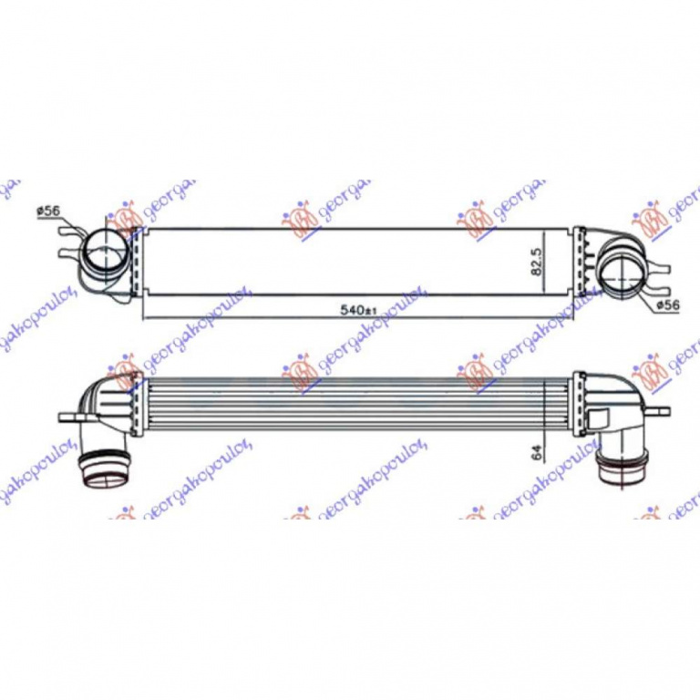 Radiator Apa - Mini Cooper/One (R56)2011 2012 , 17518506904
