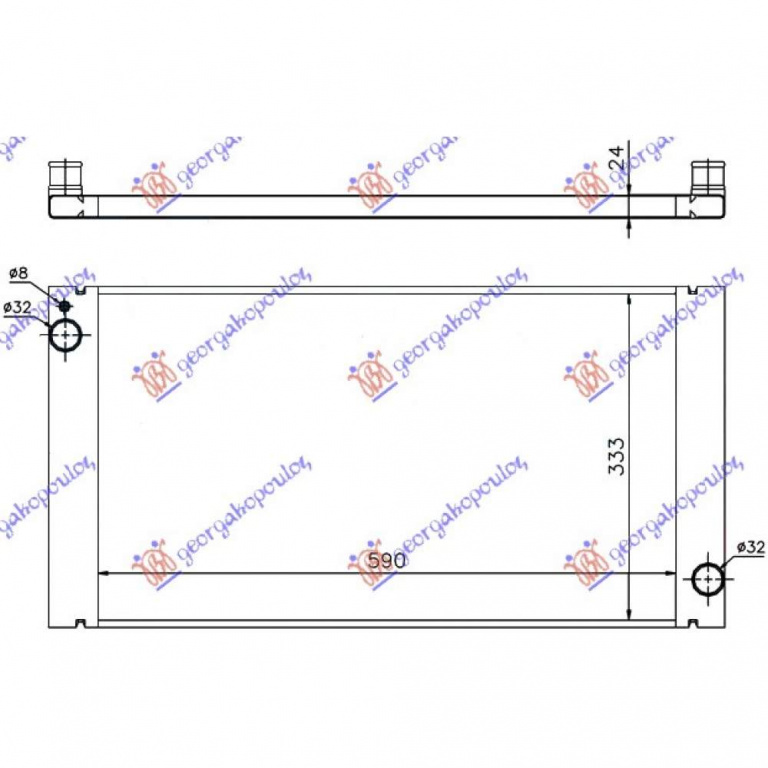Radiator Apa - Mini Coupe (R58) 2011 , 17112751275