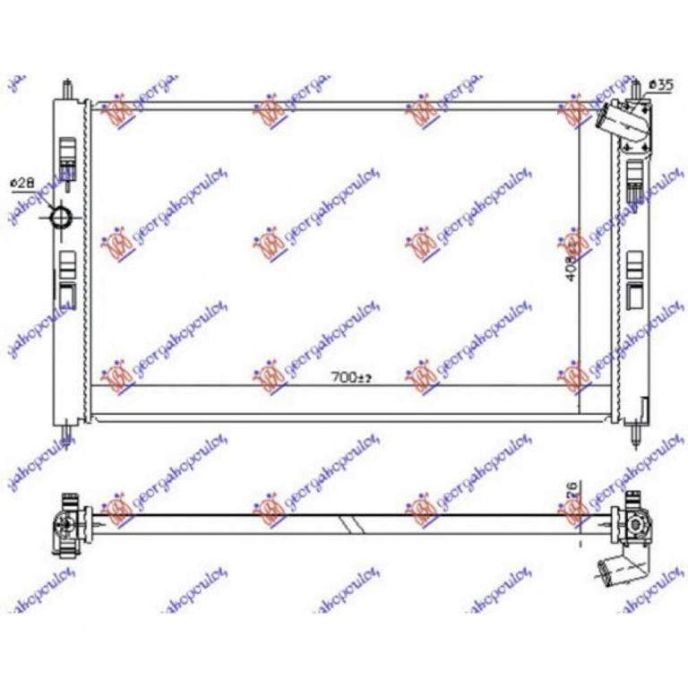 Radiator Apa - Mitsubishi Asx 2010 , 1350a764