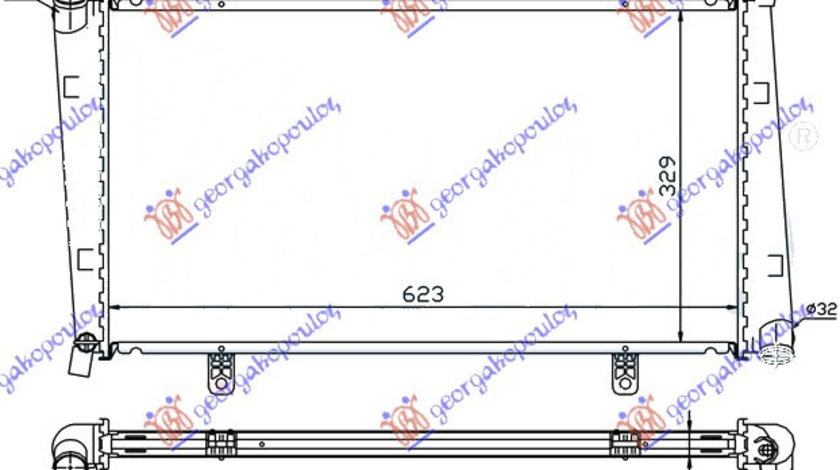 Radiator Apa - Mitsubishi Carisma 1996 , Mb613907