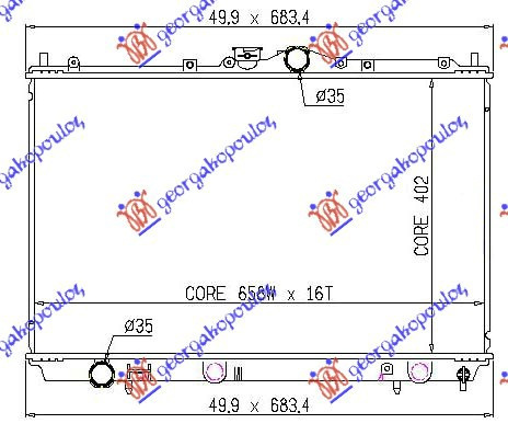 Radiator Apa - Mitsubishi Carisma 1996 , Mb925637