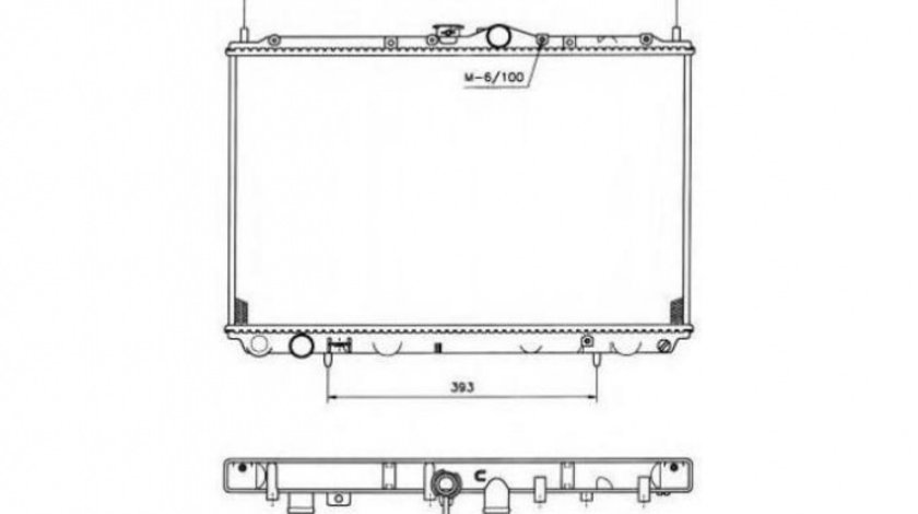 Radiator apa Mitsubishi CARISMA limuzina (DA_) 1996-2006 #2 01163027