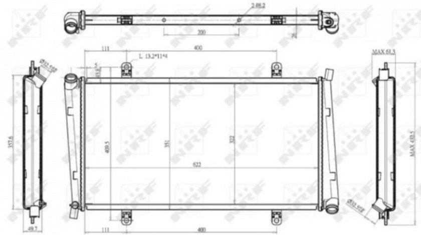 Radiator apa Mitsubishi CARISMA limuzina (DA_) 1996-2006 #2 01113007