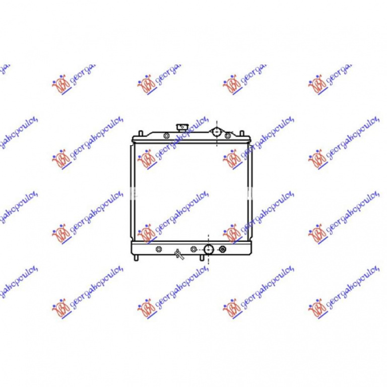 Radiator Apa - Mitsubishi Colt (C65) 1989 , Mb538540