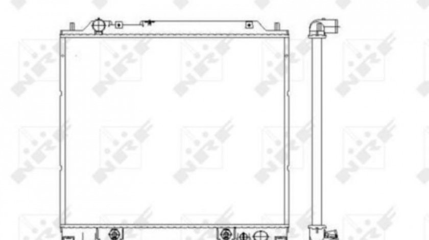 Radiator apa Mitsubishi L 400 / SPACE GEAR bus (PD_W, PC_W, PA_V, PB_V, PA_W) 1994-2007 #2 01163017