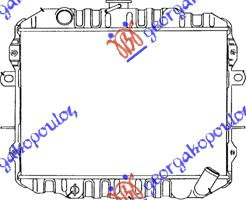 Radiator Apa - Mitsubishi L300 1980 , Mb007724