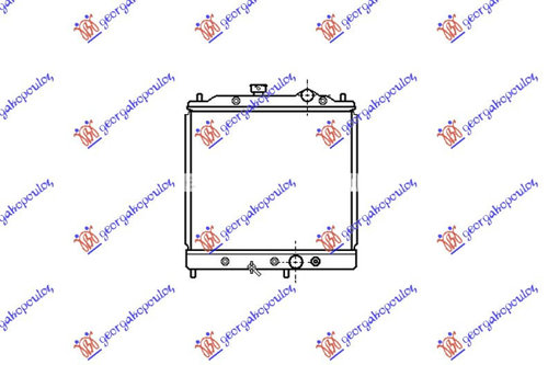 Radiator Apa - Mitsubishi Lancer (C61/5) 1989 , Mb538540