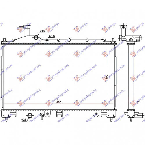 Radiator Apa - Mitsubishi Outlander 2016 , 1350a601