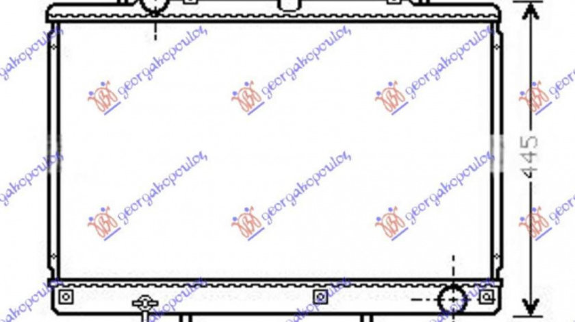 Radiator Apa - Mitsubishi P/U L200 1999 , Mr127853