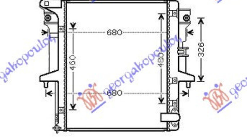 Radiator Apa - Mitsubishi P/U L200 2006 , Mn135032