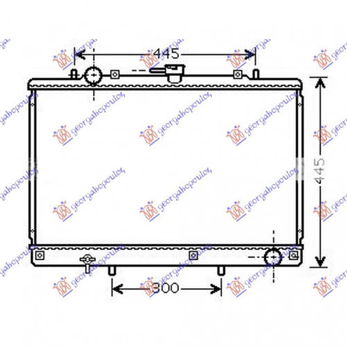 Radiator Apa - Mitsubishi P/U L2002002 2003 , Mr127853