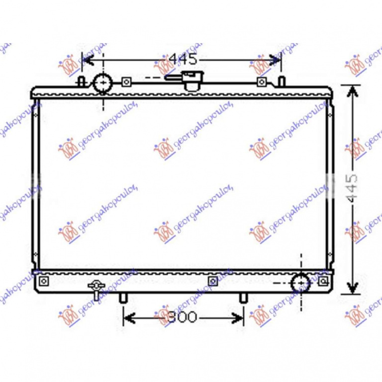 Radiator Apa - Mitsubishi Pajero 1992 , Mr127853