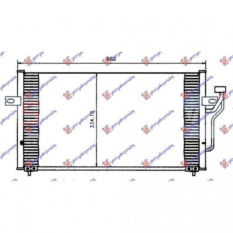 Radiator Apa - Mitsubishi Pajero Sport2000 2001 , Mr571147