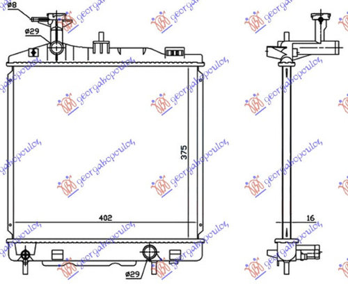 Radiator Apa - Mitsubishi Space Star 2013 , 1350a537