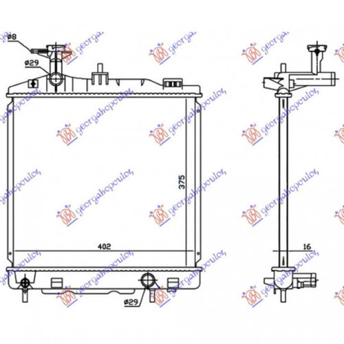 Radiator Apa - Mitsubishi Space Star 2016 , 1350a537