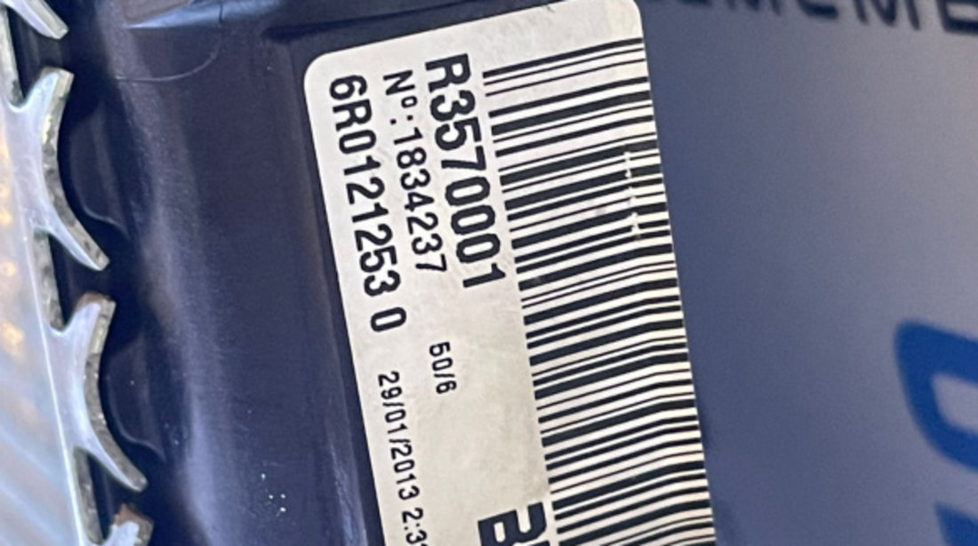Radiator Apa Motor Skoda Fabia 3 1.2 CJZC CJZD 2015 - Prezent Cod 6R0121253