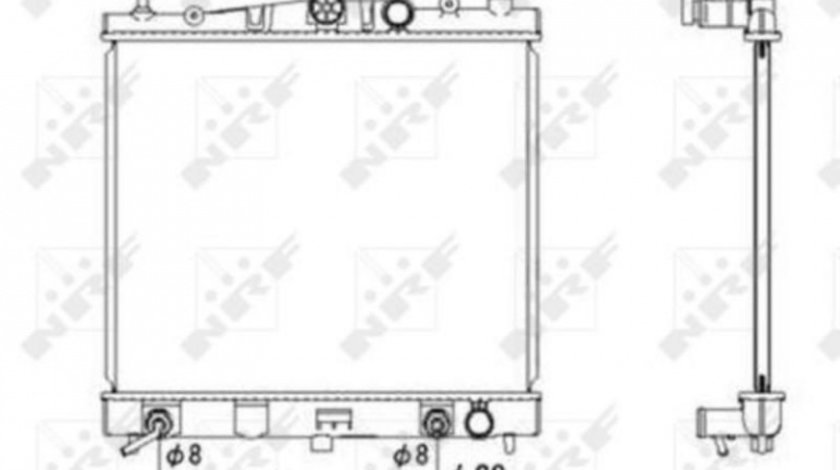 Radiator apa Nissan Micra C C III (2005->)[K12] #2 070127N