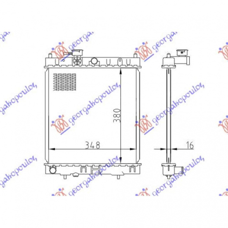 Radiator Apa - Nissan Micra (K11) 2000 , 2146097b00