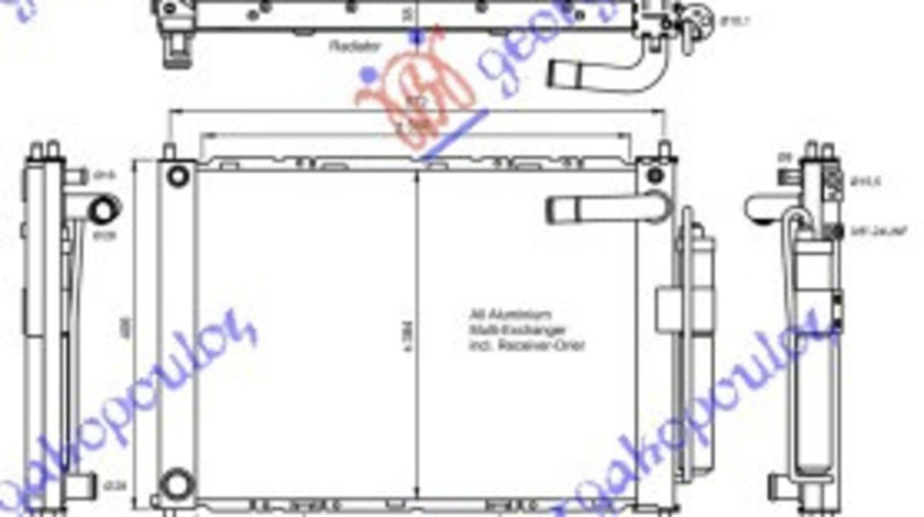 Radiator Apa - Nissan Micra (K12) 2002 , 21400ax601