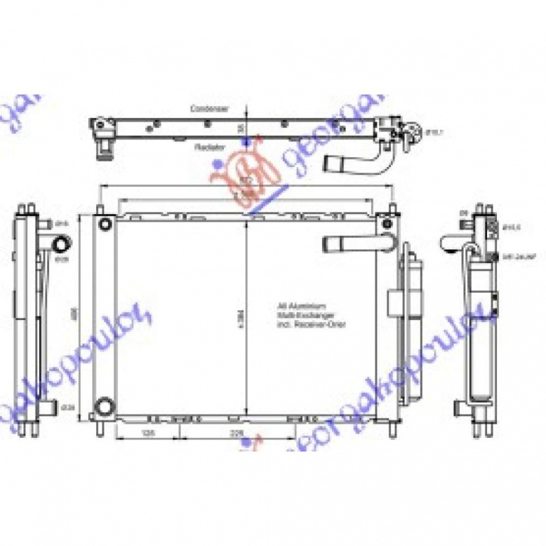 Radiator Apa - Nissan Note 2006 , 21410-Ay602