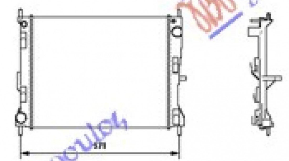 Radiator Apa - Nissan Note 2006 , 21460ax800