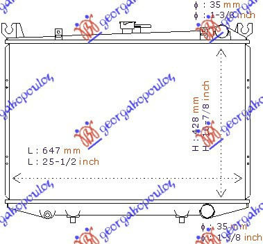 Radiator Apa - Nissan P/U (D21) Single Cab 1986 , 21400-01g00