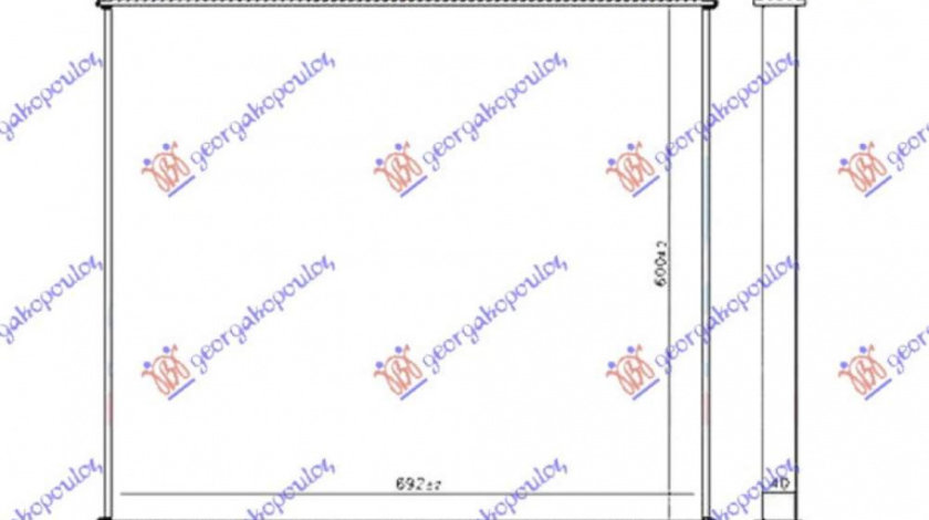 Radiator Apa - Nissan P/U (D40) Navara 2 Usi-4usi 2010 , 21460eb30a