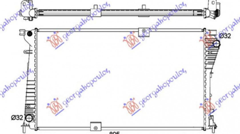 Radiator Apa - Nissan Primastar 1996 , 8200411166