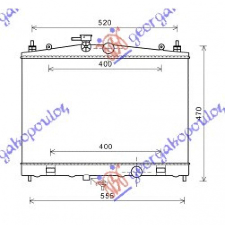 Radiator Apa - Nissan Pulsar 2015 , 214103zu0a