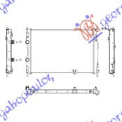 Radiator Apa - Nissan Qashqai 2007 , 21400jd70a