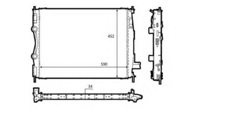 Radiator apa Nissan Qashqai (2007->)[J10,NJ10,JJ10E] #2 21400BR40A