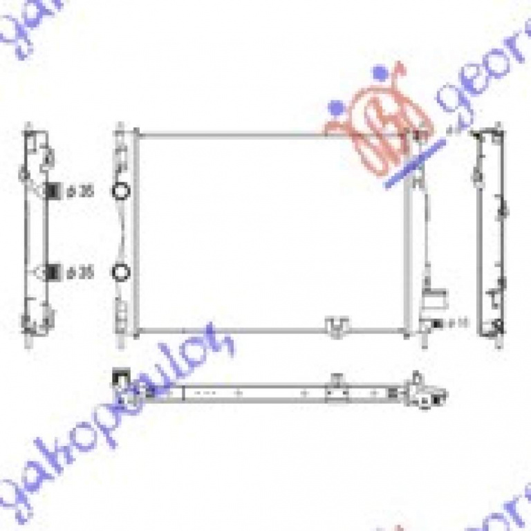 Radiator Apa - Nissan Qashqai 2010 , 21400-Jd51b