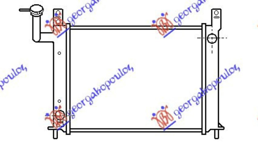 Radiator Apa - Nissan Sunny (N13) 1986 , 2141077a00