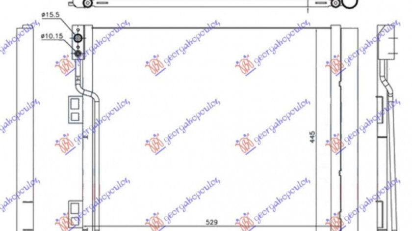 Radiator Apa - Nissan Vanette Nv 200/Evalia 2009 , 21410bj40a