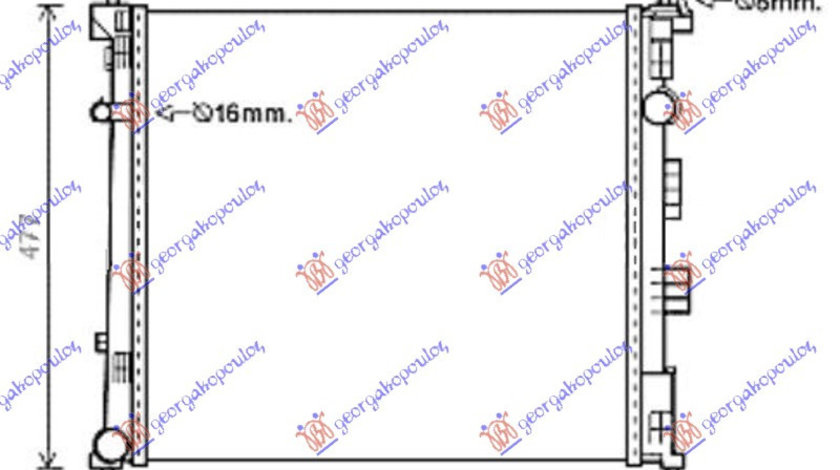 Radiator Apa - Nissan Vanette Nv 200/Evalia 2009 , 21410bj40a