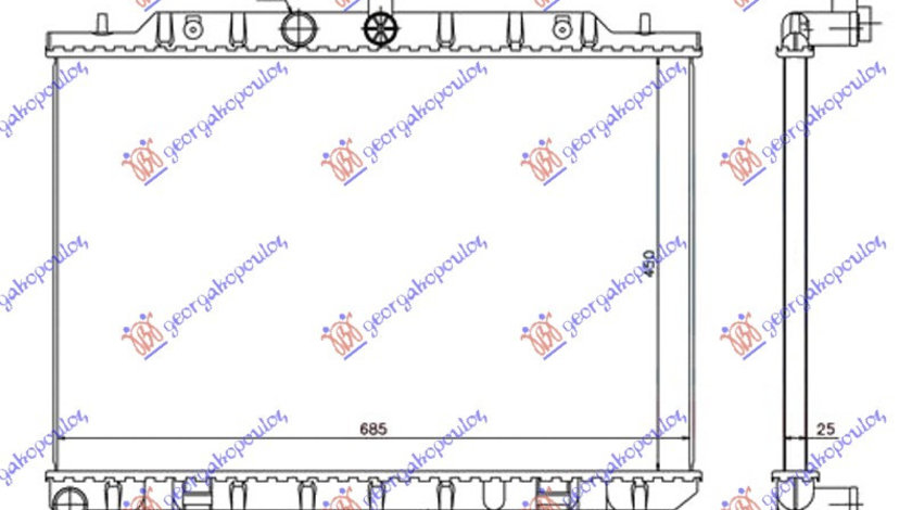 Radiator Apa - Nissan X-Trail 2001 , 21400jg700