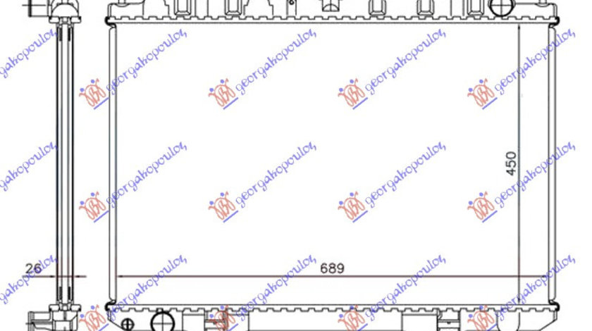 Radiator Apa - Nissan X-Trail 2001 , 21410-8h800